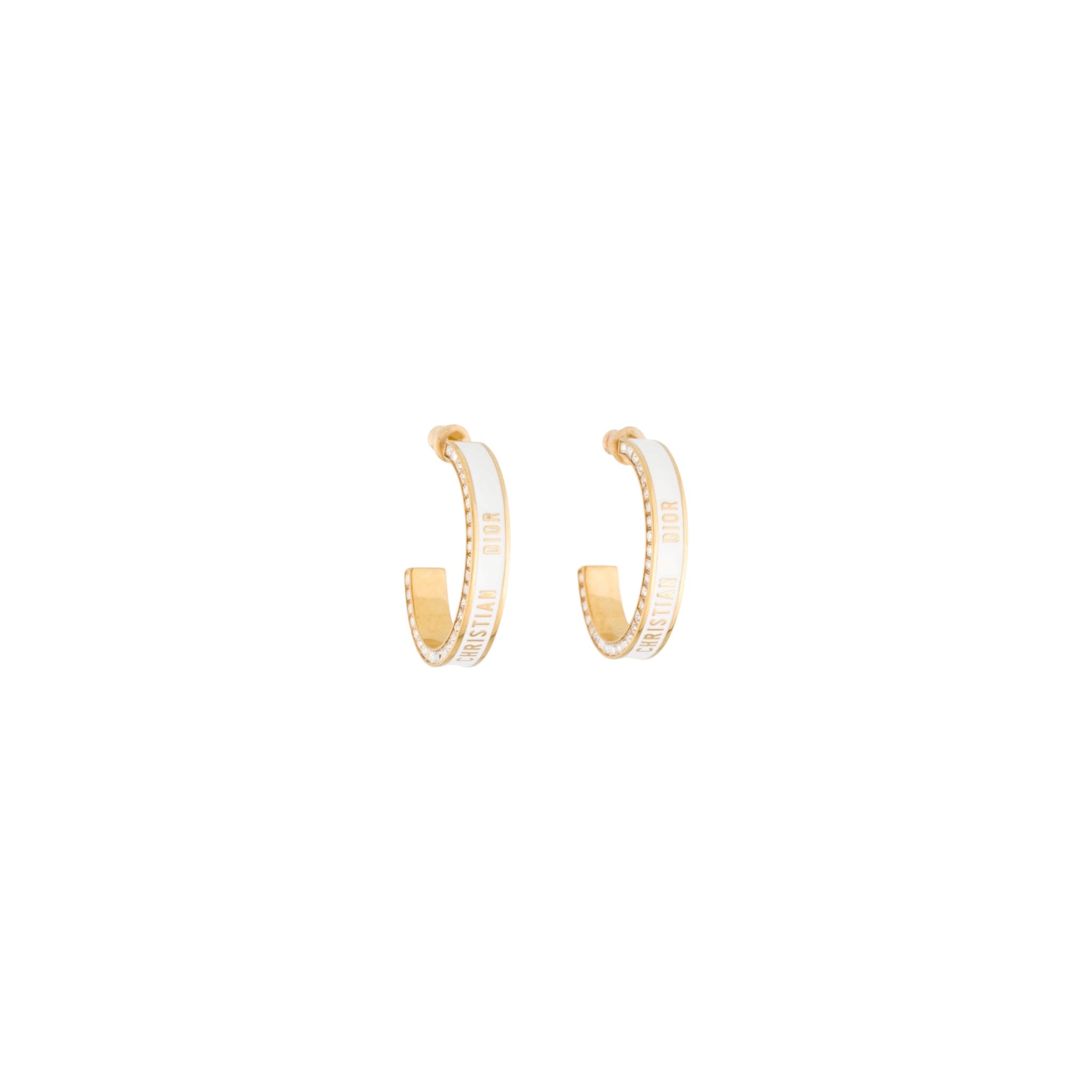 ARRACADAS CD GOLD WHITE ZIRCONIAS