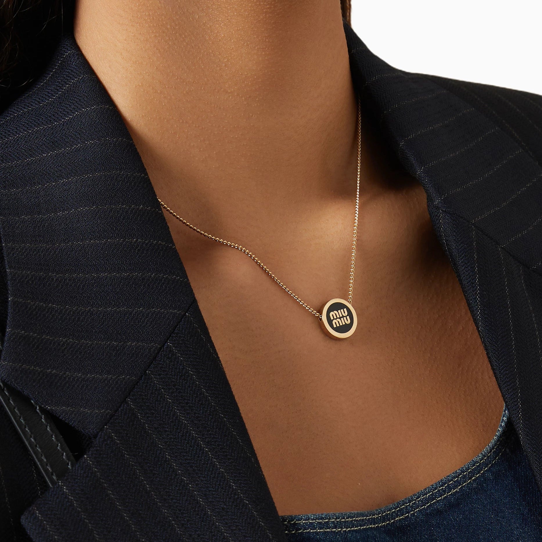 COLLAR MM GOLD BLACK