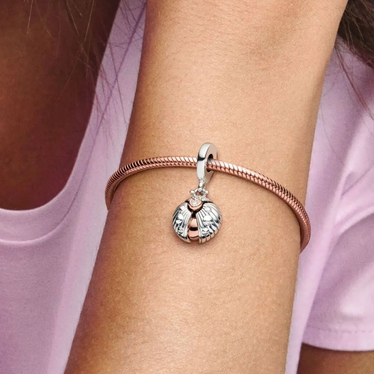 BALL HEART CHARM