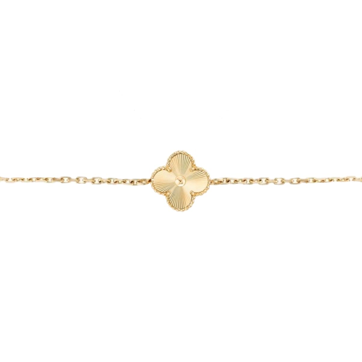 PULSERA ONE TRÉBOL GOLD