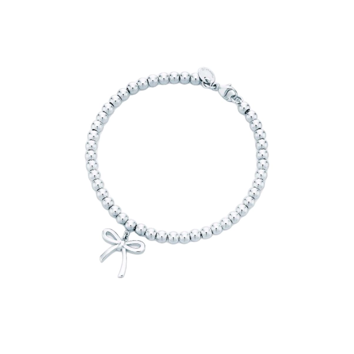 PULSERA CON INSIGNIA DE MOÑO SILVER