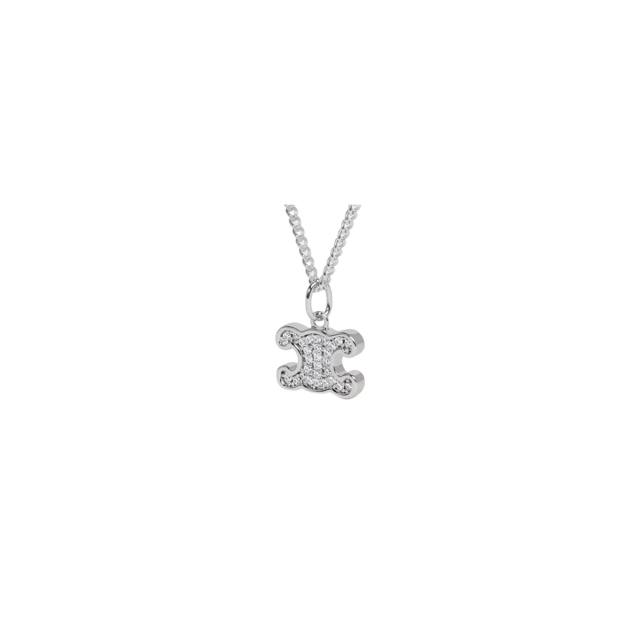 COLLAR C SILVER ZIRCONIAS