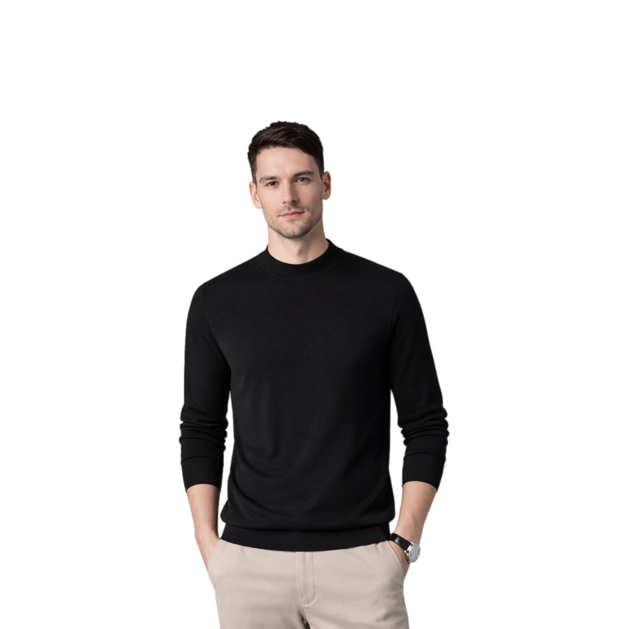 SUETER CLASSIC BLACK CASHMERE