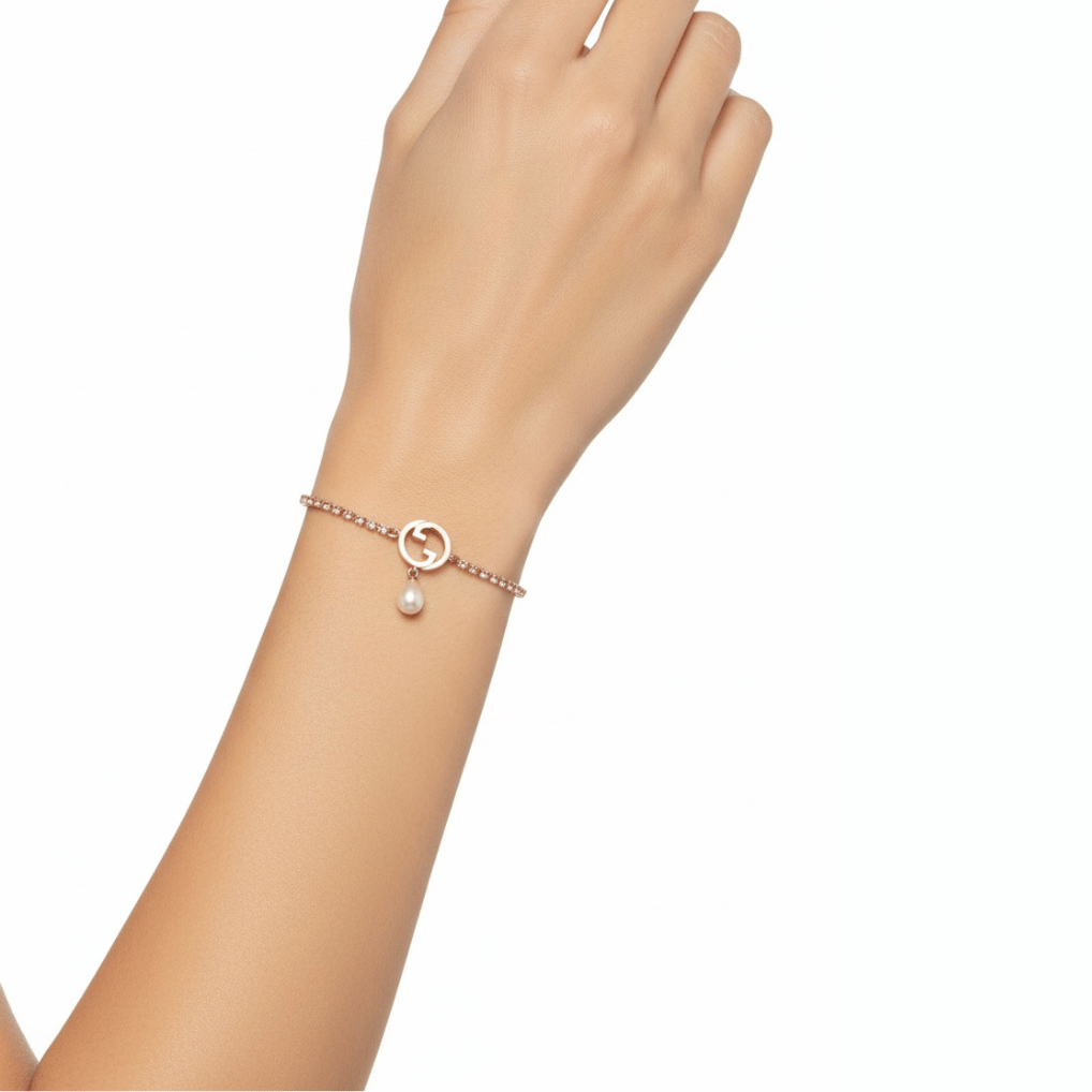 PULSERA GC ROSE GOLD BLONDIE CON ZIRCONIAS