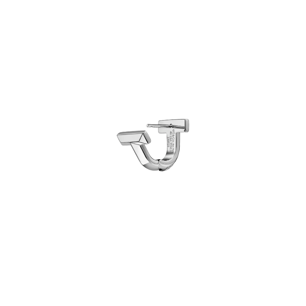 ARETES T SILVER CON ZIRCONIA