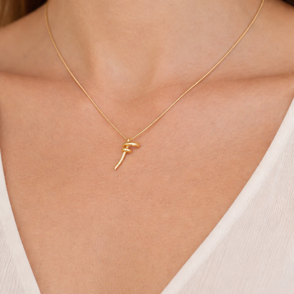 COLLAR F GOLD